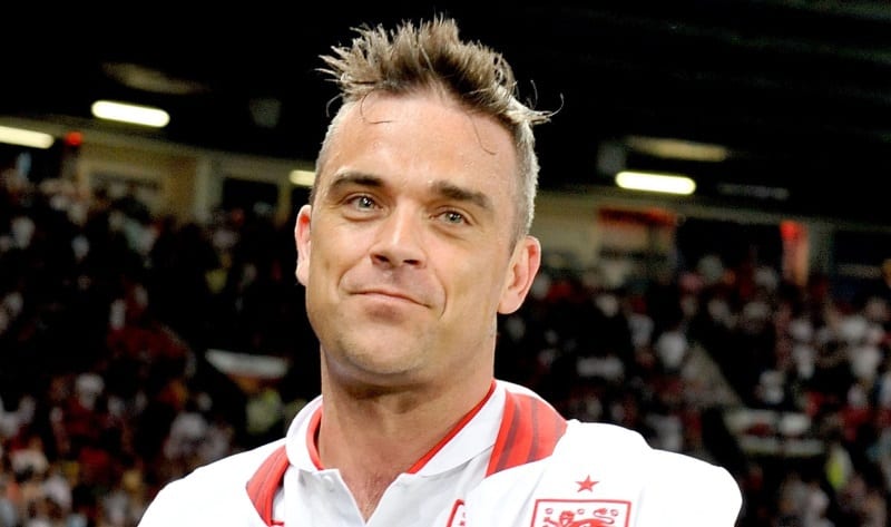 robbie williams - jucator de fotbal