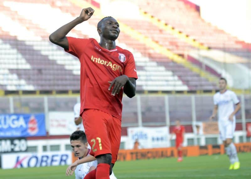 Kehinde Fatai reactioneaza dupa o ratare
