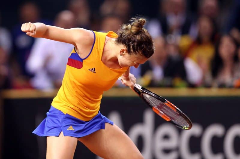 Simona Halep - Andrea Petkovic, Fed Cup Romania - Germania