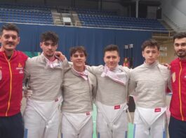 Echipa masculină de sabie juniori a României, cea mai bună de la Cupa Mondială