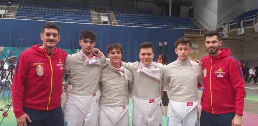 Echipa masculină de sabie juniori a României, cea mai bună de la Cupa Mondială