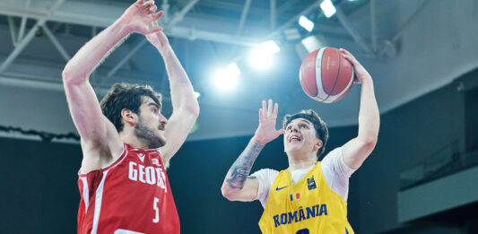 România învinge clar Georgia, în al doilea meci de la Europeanul U20 de baschet romania invinge